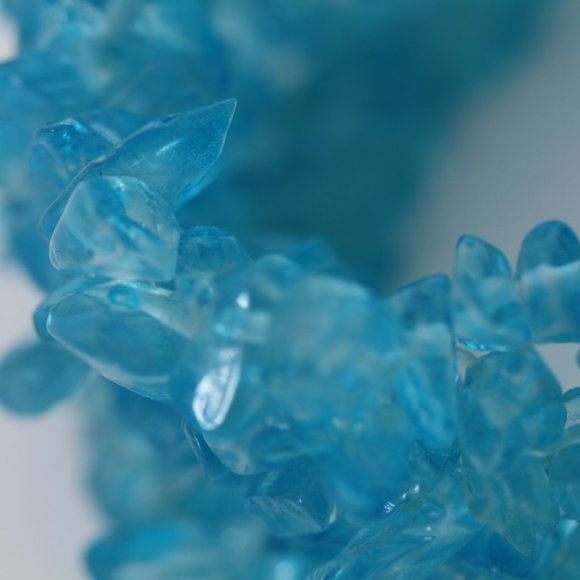 Blue Crystal Expandable Bracelet - Picture 4 of 7